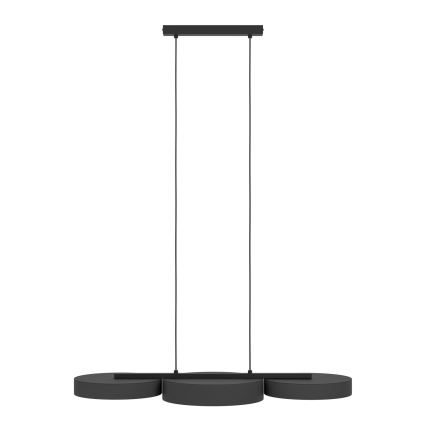 Eglo - LED RGBW Himmennettävä kattokruunu johdossa 3xLED/7,5W/230V 2700-6500K musta