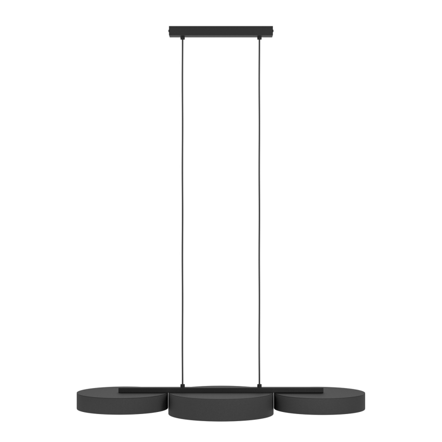 Eglo - LED RGBW Himmennettävä kattokruunu johdossa 3xLED/7,5W/230V 2700-6500K musta