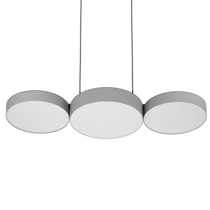 Eglo - LED RGBW Himmennettävä kattokruunu johdossa 3xLED/7,5W/230V 2700-6500K harmaa