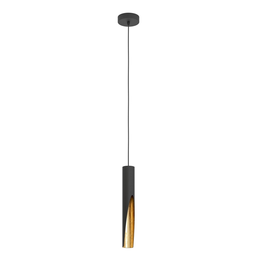 Eglo - LED-kattokruunu johdossa 1xGU10/4,5W/230V musta/kulta