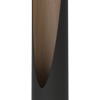 Eglo - LED-pöytävalaisin 1xGU10/4,5W/230V musta/ruskea