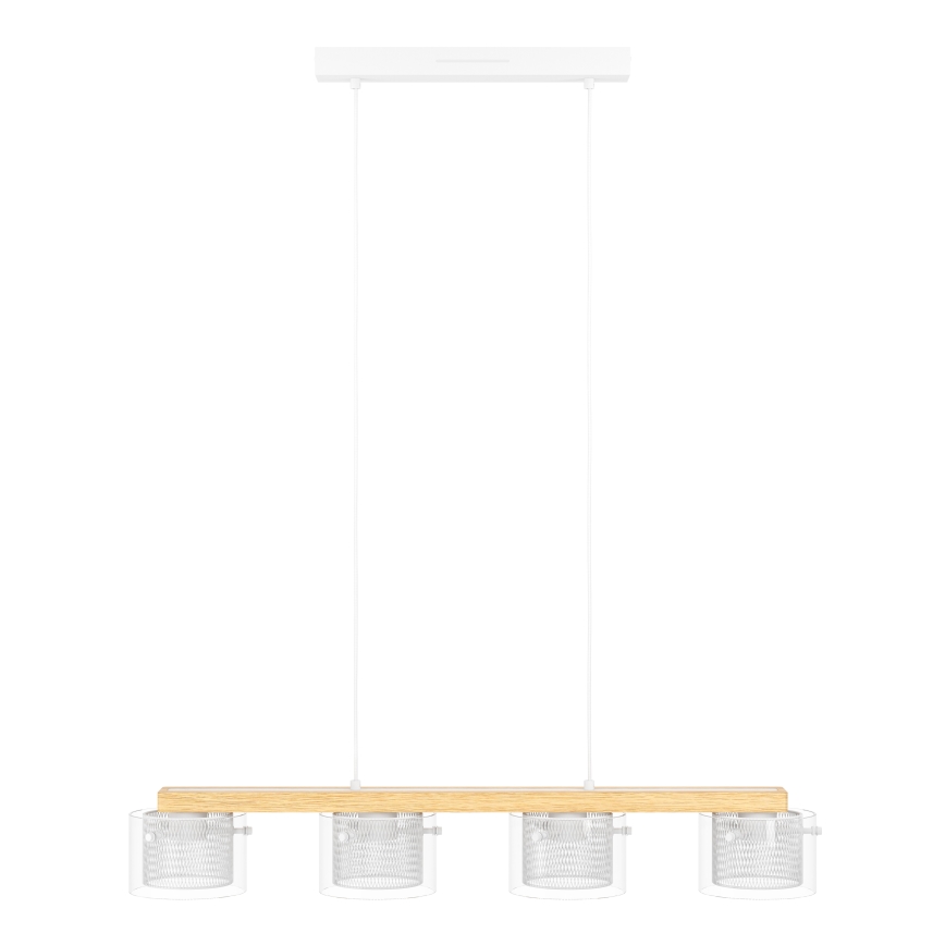 Eglo - LED RGBW Himmennettävä kattokruunu johdossa 4xLED/3,7W/230V 2700-6500K