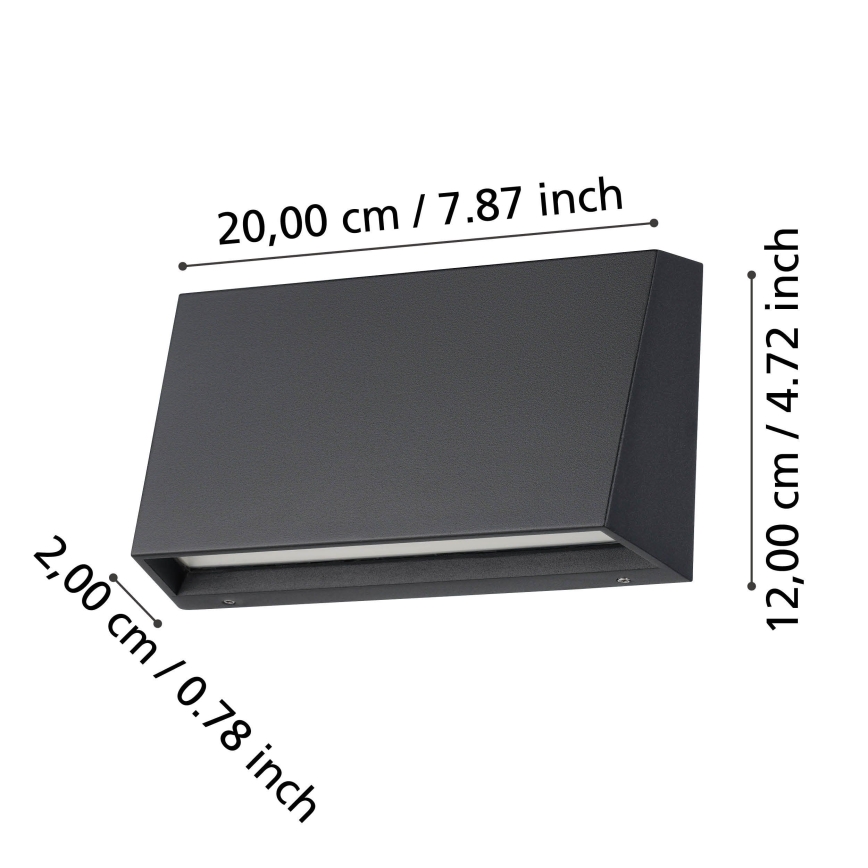 Eglo - LED-ulkoseinävalaisin LED/9,5W/230V IP65