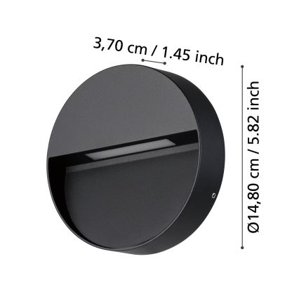 Eglo - LED-ulkoseinävalaisin LED/4,8W/230V IP65