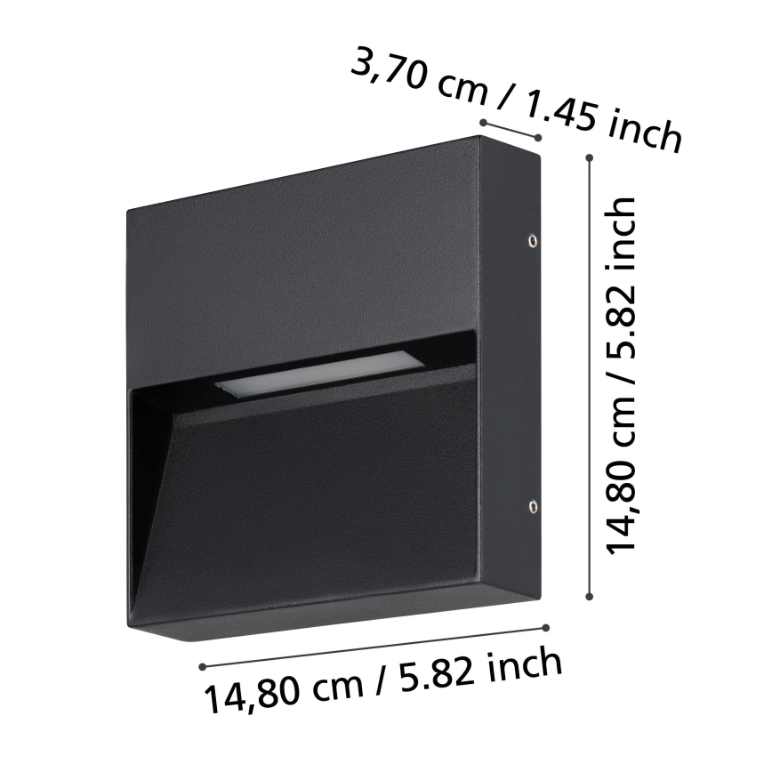 Eglo - LED-ulkoseinävalaisin LED/4,8W/230V IP65
