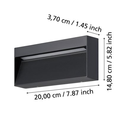 Eglo - LED-ulkoseinävalaisin LED/4,8W/230V IP65