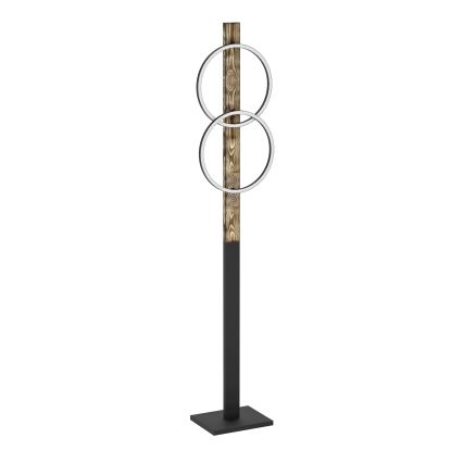 Eglo - LED-lattiavalaisin 2xLED/12W/230V 3000K ruskea/musta