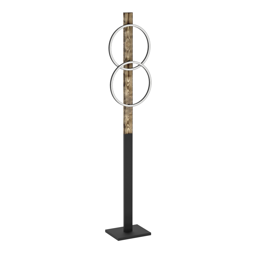 Eglo - LED-lattiavalaisin 2xLED/12W/230V 3000K ruskea/musta