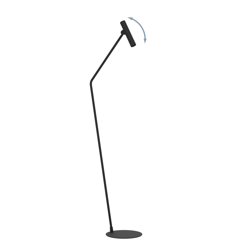 Eglo - LED-lattiavalaisin LED/5W/230V 3000K musta