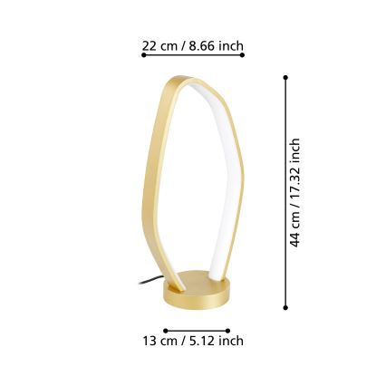 Eglo - LED-pöytävalaisin LED/10,8W/230V