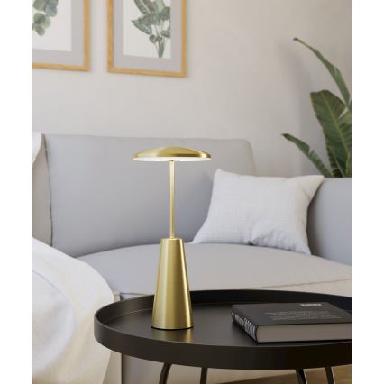 Eglo - LED Himmennettävä kosketus ulko lamppu LED/2,8W/5V 2400K/3000K/4000K 5200 mAh IP54 kulta