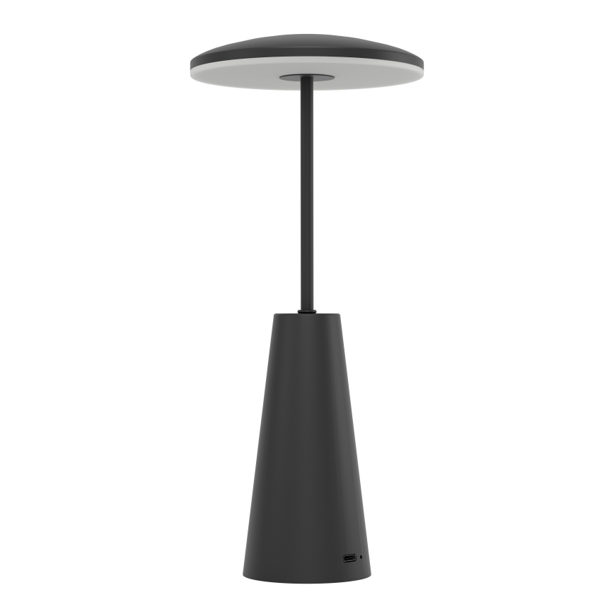 Eglo - LED Himmennettävä kosketus ulko lamppu LED/2,8W/5V 2400K/3000K/4000K 5200 mAh IP54 musta