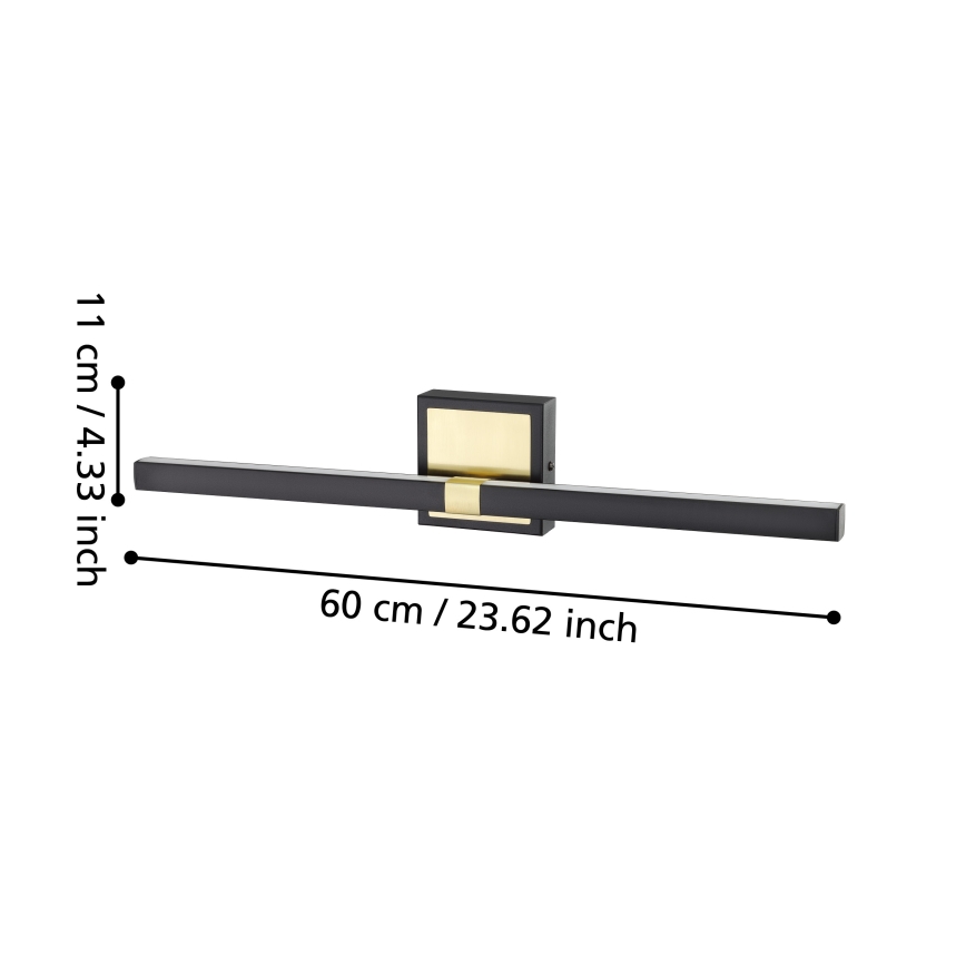 Eglo - LED-seinävalaisin kylpyhuoneeseen LED/11W/230V IP44