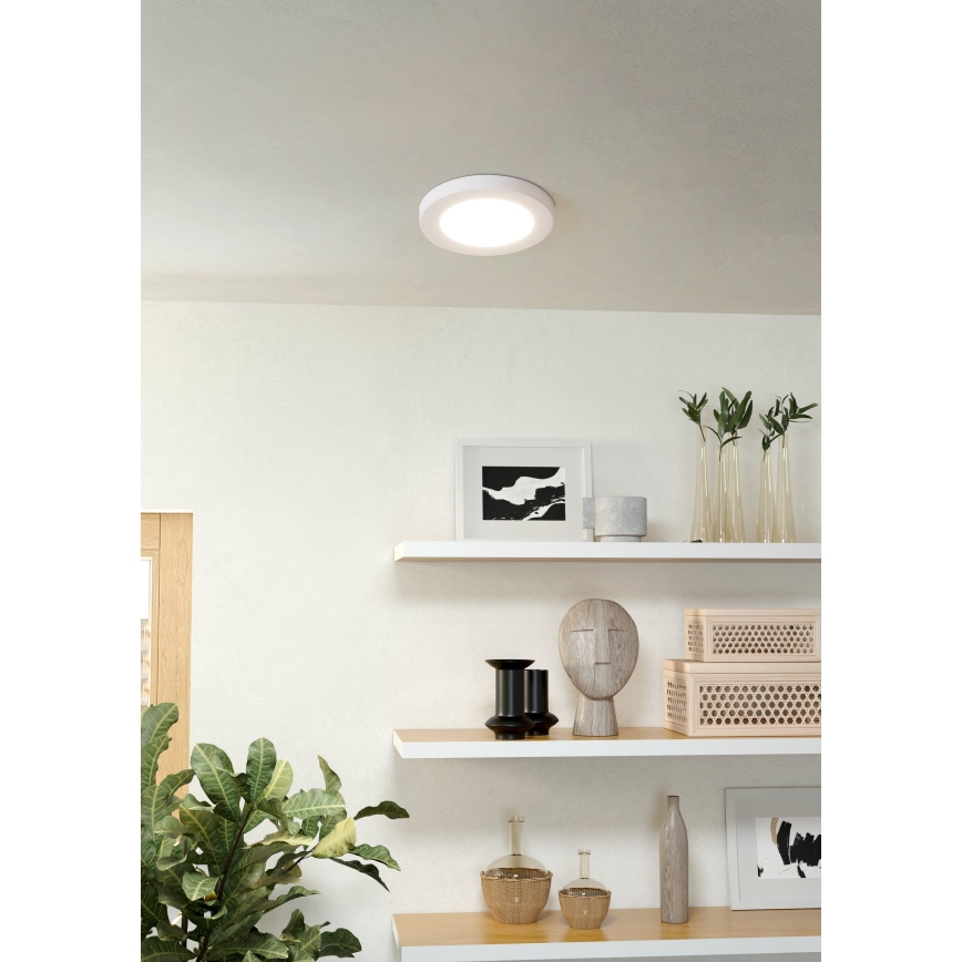 Eglo - LED-upotettava alasvalaisin LED/5,5W/230V 3000K valkoinen halkaisija 11,7 cm