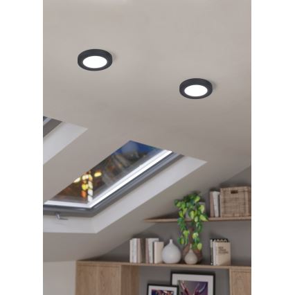 Eglo - LED upotettava valo LED/5,5W/230V 4000K musta