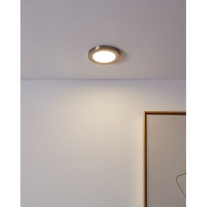 Eglo - LED upotettava valo LED/5,5W/230V 4000K mattakromi