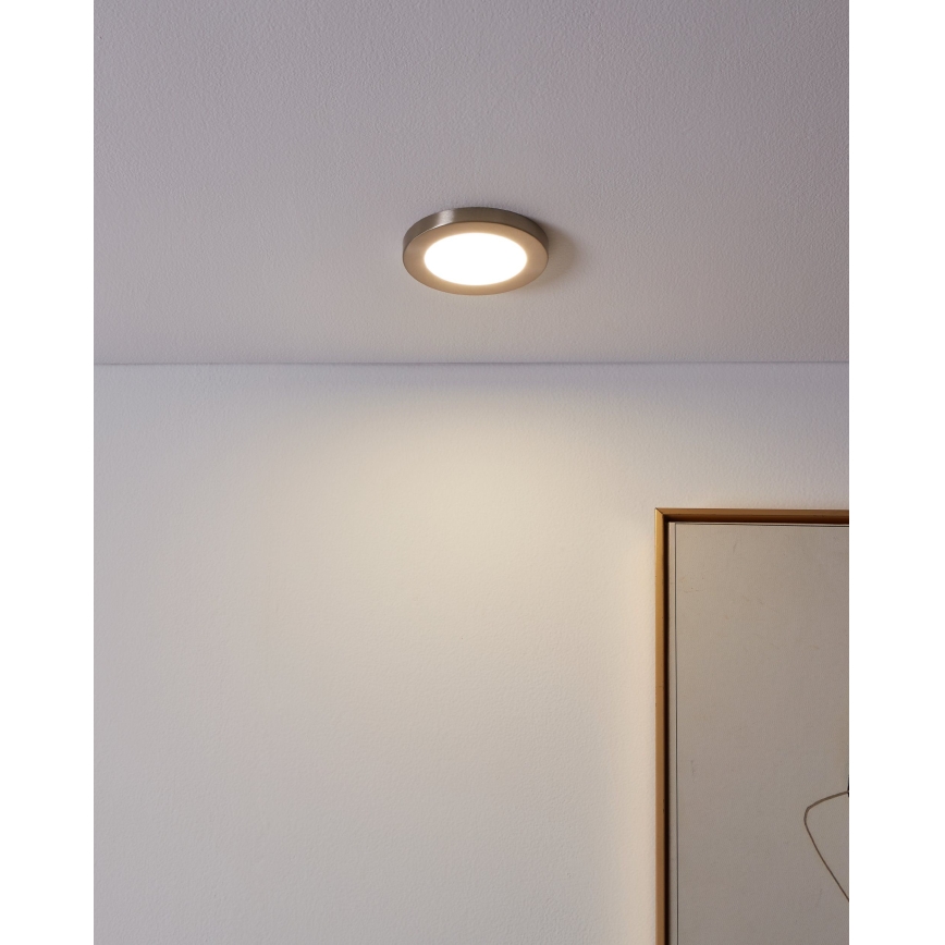 Eglo - LED upotettava valo LED/5,5W/230V 4000K mattakromi