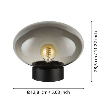 Eglo - Pöytävalaisin 1xE27/40W/230V 27 cm