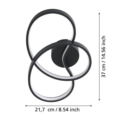 Eglo - LED-seinävalaisin LED/14,5W/230V