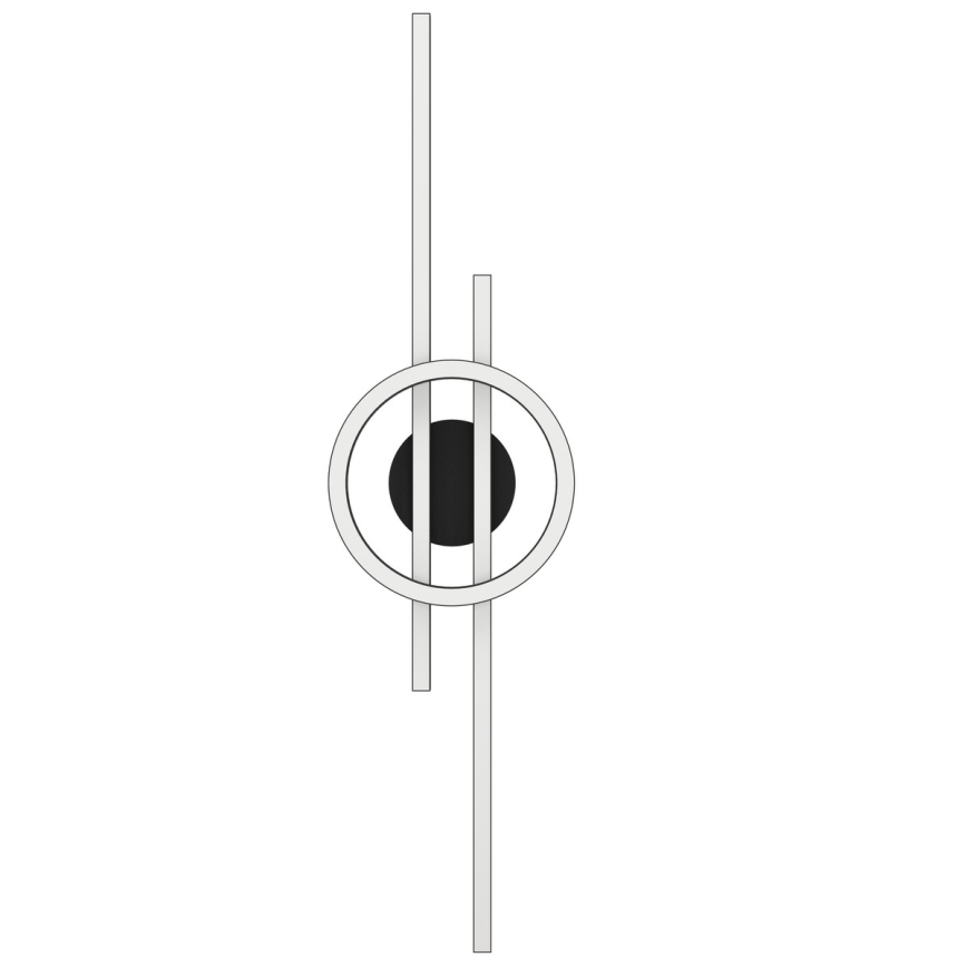 Eglo - LED RGBW Himmennettävä kattovalo LED/23,5W/230V 2700-6500K musta + kauko-ohjaus
