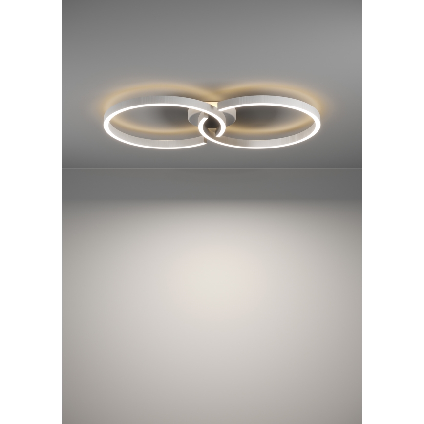 Eglo 900954 - LED RGBW Himmennettävä kattovalo LED/19,5W/230V 2700-6500K valkoinen + kauko-ohjaus