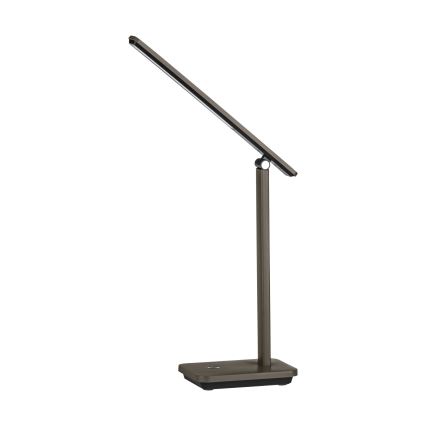 Eglo - LED Himmennettävä ja ladattava pöytälamppu LED/3,6W/5V 1800mAh ruskea