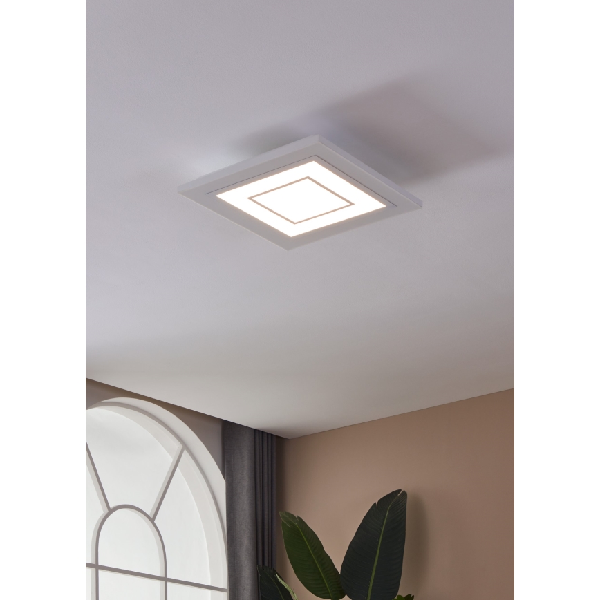 Eglo - RGBW Himmennettävä kattovalaisin LED/18W/230V 3000-6500K + kauko-ohjaus