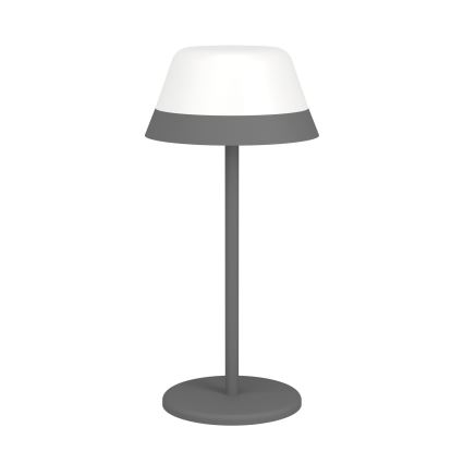 Eglo - LED RGBW Himmennettävä kosketus ulko lamppu 2in1 LED/1,5W/5V 2600 mAh IP54 harmaa