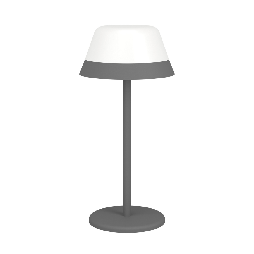 Eglo - LED RGBW Himmennettävä kosketus ulko lamppu 2in1 LED/1,5W/5V 2600 mAh IP54 harmaa