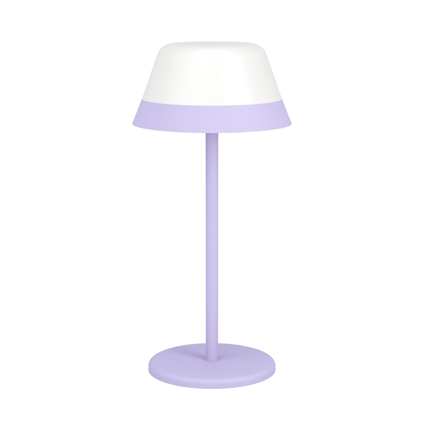 Eglo - LED RGBW Himmennettävä kosketus ulko lamppu 2in1 LED/1,5W/5V 2600 mAh IP54 violetti