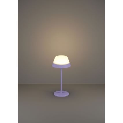 Eglo - LED RGBW Himmennettävä kosketus ulko lamppu 2in1 LED/1,5W/5V 2600 mAh IP54 violetti