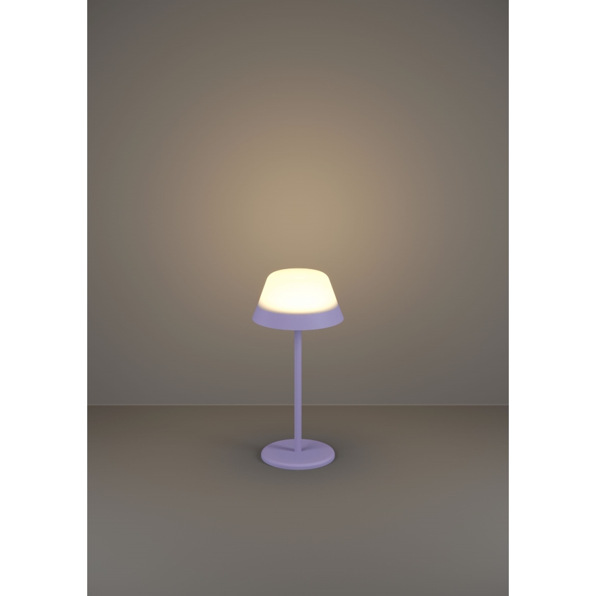 Eglo - LED RGBW Himmennettävä kosketus ulko lamppu 2in1 LED/1,5W/5V 2600 mAh IP54 violetti