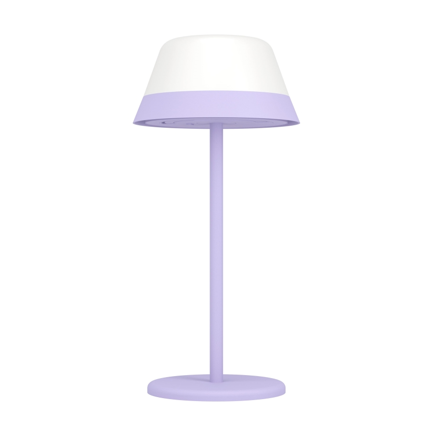Eglo - LED RGBW Himmennettävä kosketus ulko lamppu 2in1 LED/1,5W/5V 2600 mAh IP54 violetti
