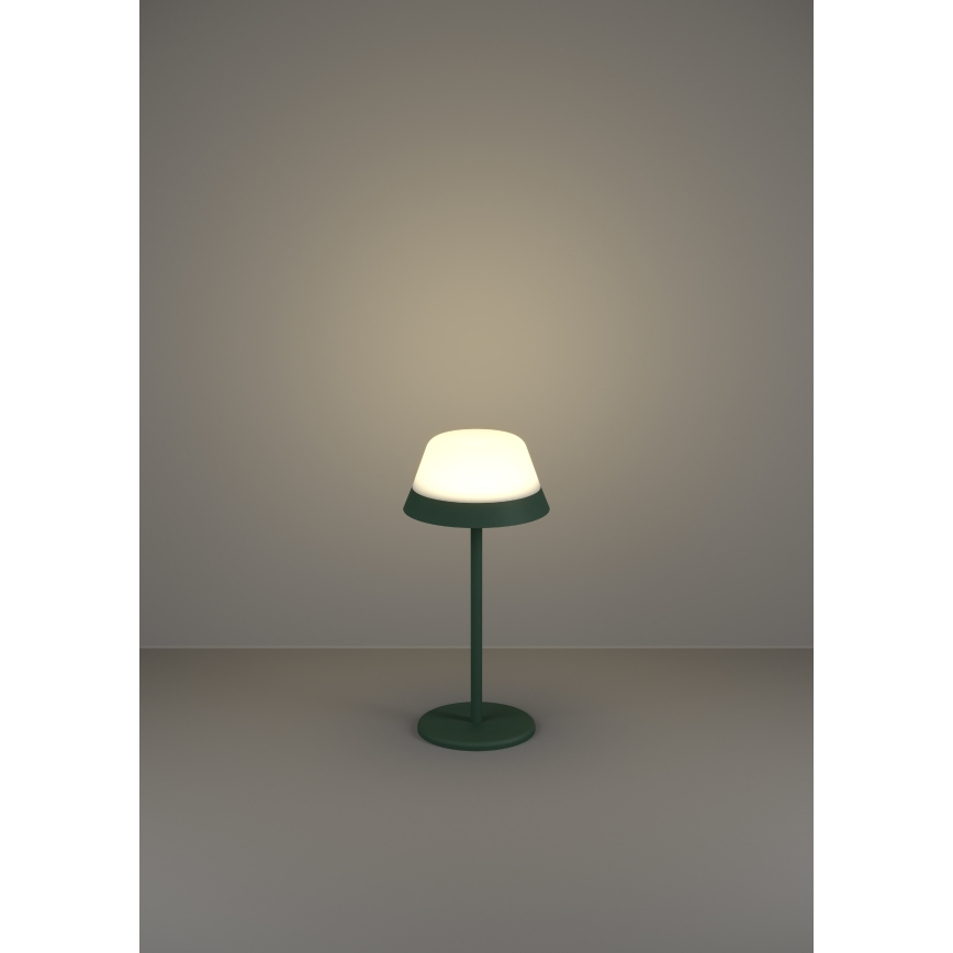 Eglo - LED RGBW Himmennettävä kosketus ulko lamppu 2in1 LED/1,5W/5V 2600 mAh IP54 vihreä