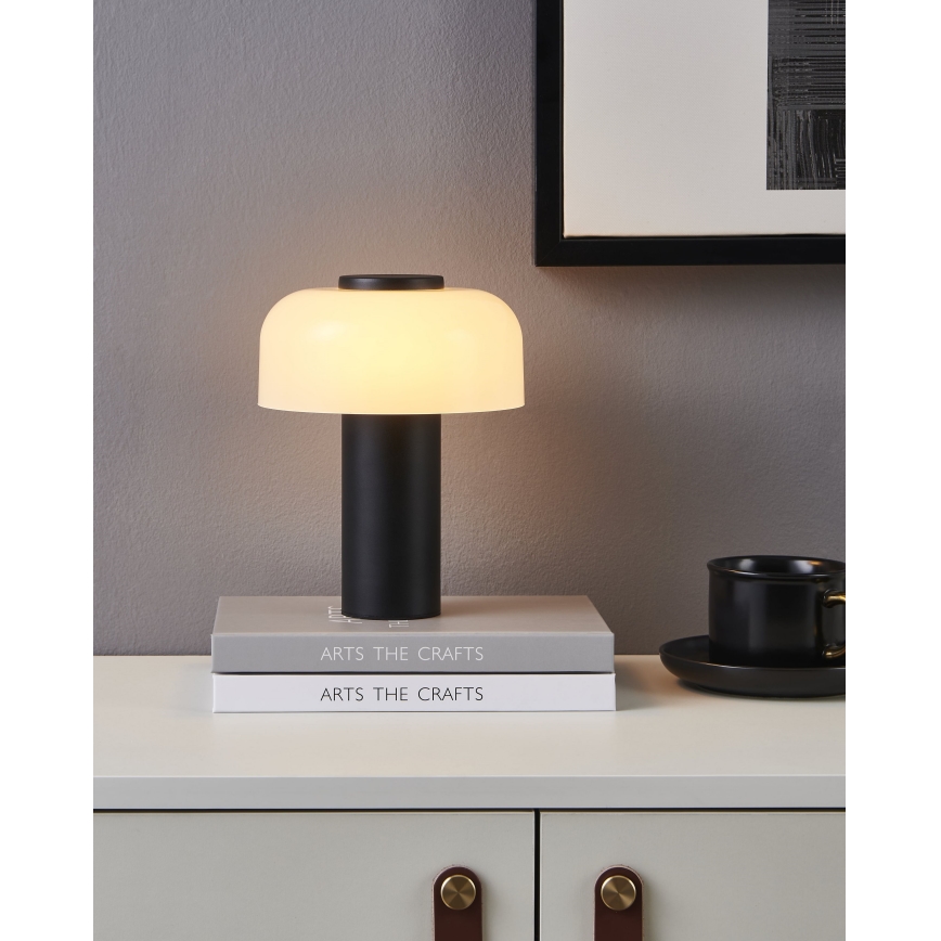 Eglo - LED Himmennettävä kosketus ulko lamppu LED/2,25W/5V 2400-4000K 5200 mAh IP44 musta/valkoinen