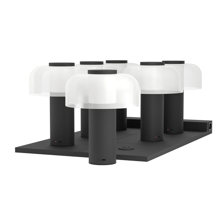 Eglo - LED Himmennettävä kosketus ulko lamppu LED/2,25W/5V 2400-4000K 5200 mAh IP44 musta/valkoinen