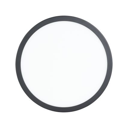 Eglo - LED-kattovalaisin tunnistimella LED/20,5W/230V 3000K musta Ø 28,5 cm