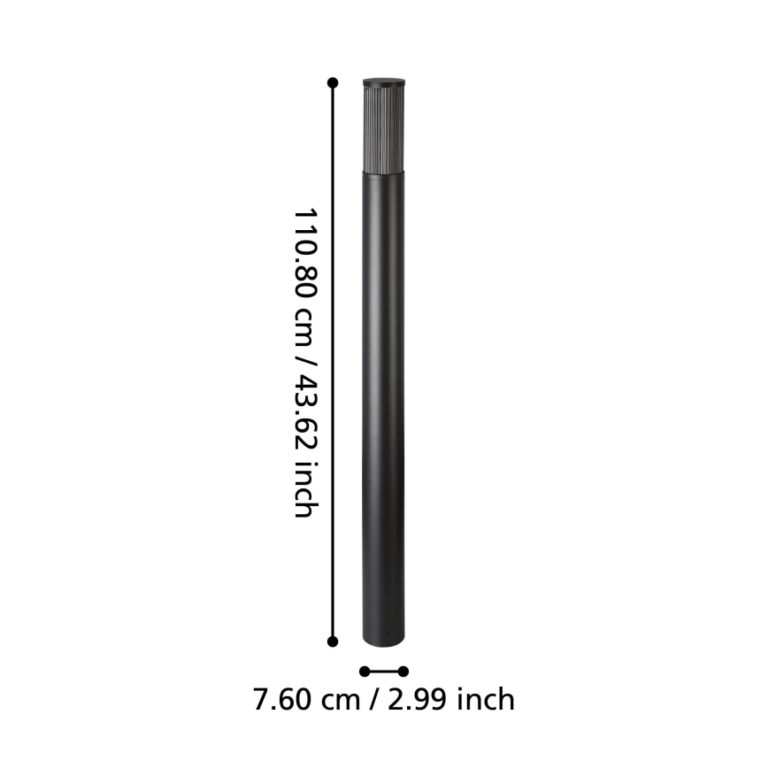 Eglo - Ulkovalaisin 1xE27/15W/230V 110 cm IP54
