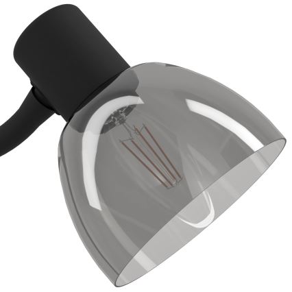 Eglo - Pöytävalaisin 1xE14/25W/230V kulta/musta