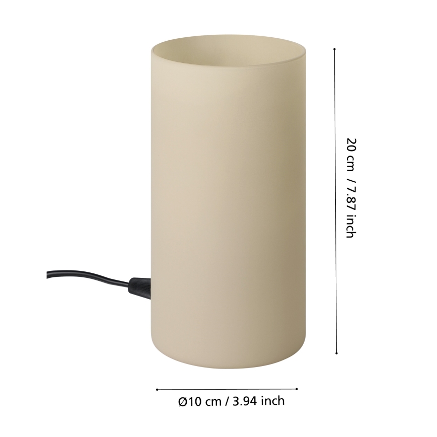 Eglo - Pöytävalaisin 1xE14/40W/230V beige