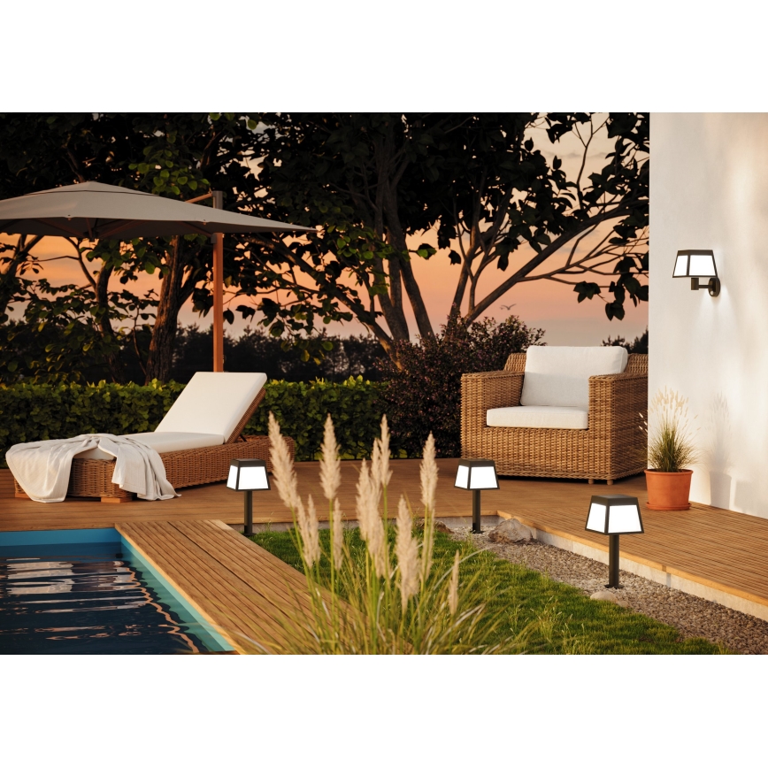 Eglo - LED aurinkokennovalo anturilla LED/7,5W/3,7V 56cm IP44