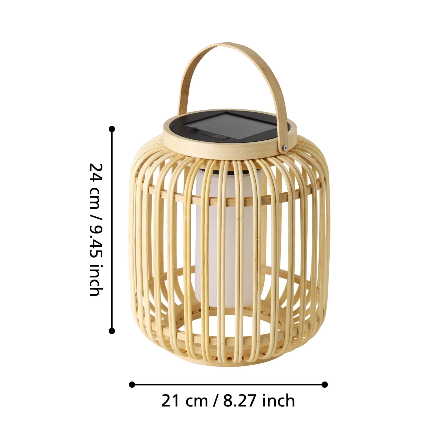 Eglo - LED Aurinkokenno pöytävalaisin LED/3,3W/3,7V 1800 mAh IP44