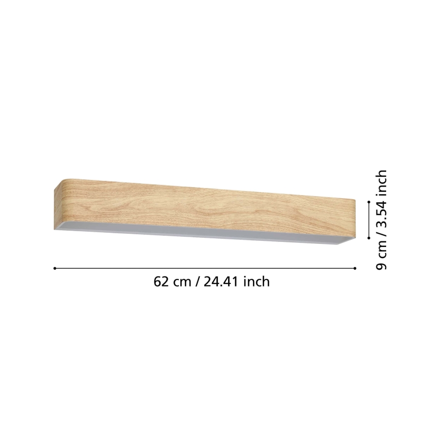 Eglo - LED-seinävalaisin kylpyhuoneeseen LED/26,5W/230V 3000K IP44 beige
