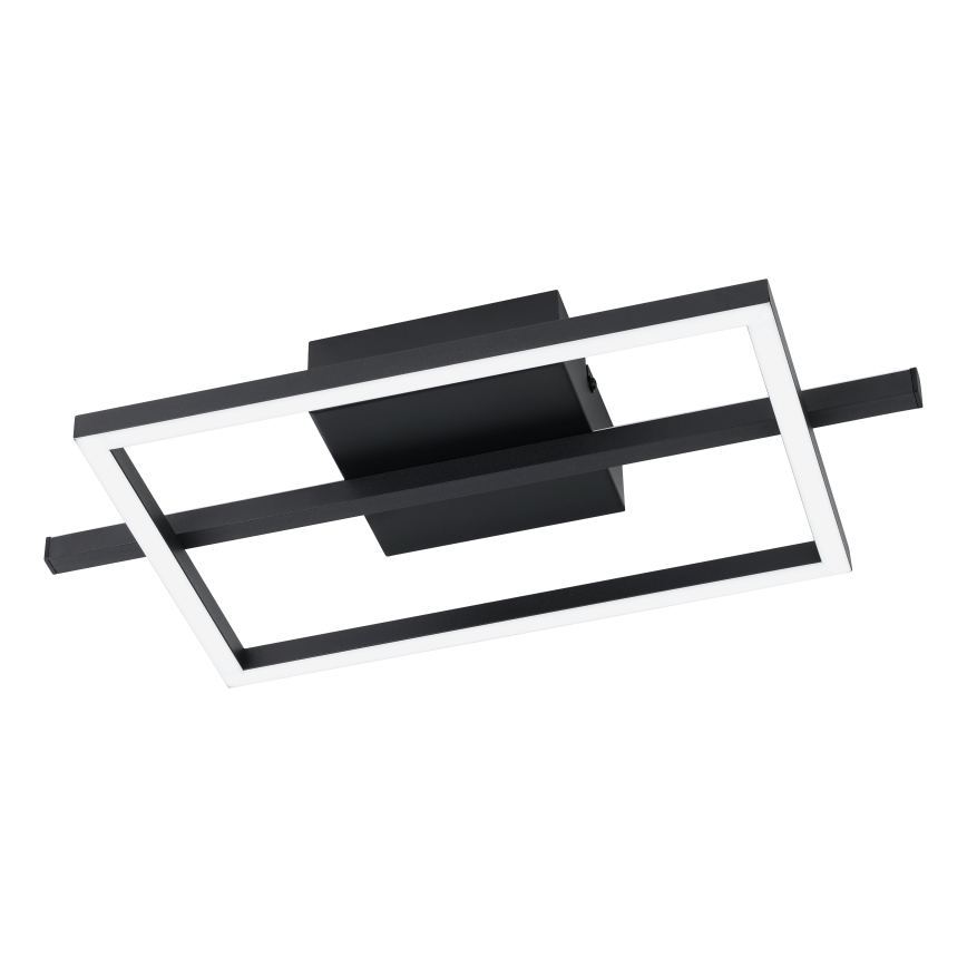Eglo - LED RGBW Himmennettävä kattovalo LED/17W/230V 2700-6500K musta + kauko-ohjaus