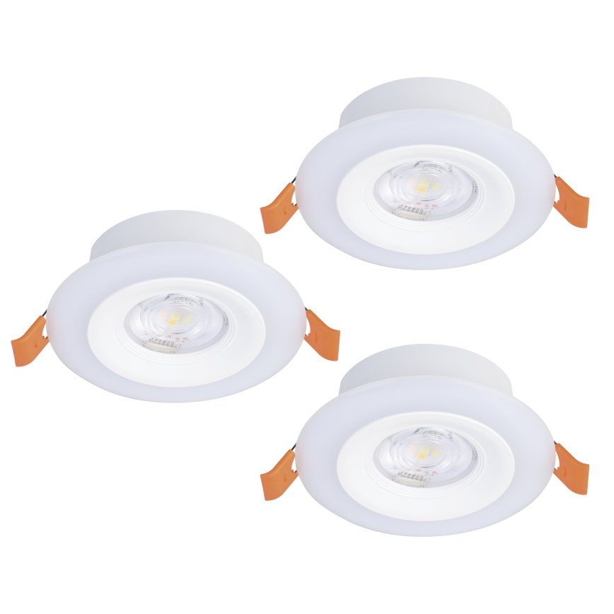 Eglo - SETTI 3xLED RGBW Himmennettävä kylpyhuoneen kattovalaisin 3xLED/3,8W/230V 2700-6500K IP44 + kauko-ohjaus