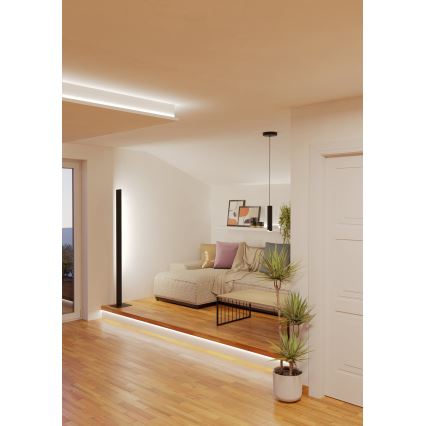 Eglo - LED RGBW Himmennettävä kattokruunu johdossa LED/3,7W/230V 2700-6500K musta