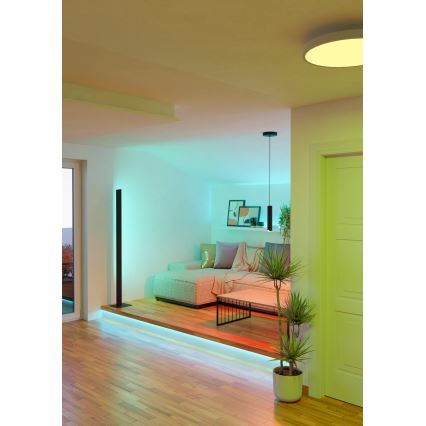 Eglo - LED RGBW Himmennettävä kattokruunu johdossa LED/3,7W/230V 2700-6500K musta