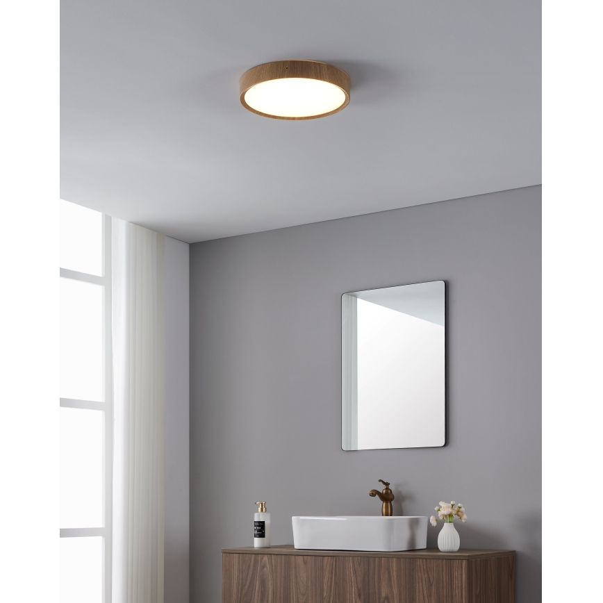 Eglo - LED-kattovalaisin kylpyhuoneeseen LED/14,6W/230V IP44 beige