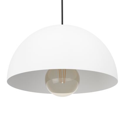 Eglo - Kattokruunu johdossa 1xE27/40W/230V halkaisija 30 cm valkoinen