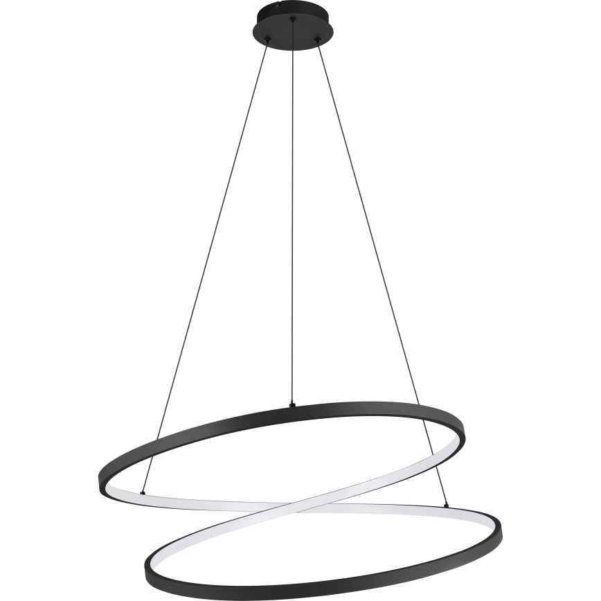 Eglo - LED-kattokruunu johdossa LED/42W/230V 3000K musta